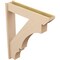 Ekena Millwork 7 1/2-in W x 38-in D x 46-in H Balboa Slat Rough Cedar Woodgrain TimberThane Outlooker, Primed Tan OUTUR075X38X46BOA24RCPR - alternate 2